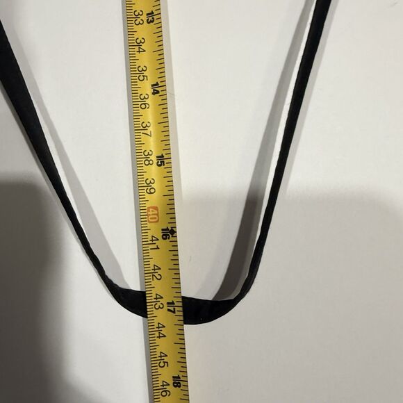 Women Satin Crossbody Shoulder Bag Dark Blue Fold Over Flap 11x12 in - Picture 16 of 16